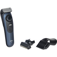 Braun BeardTrimmer 7 BT7520 Batteri 40 2 cm Våd og tør Sort, Blå, Skæg trimmer Sort/Blå, Vaskbar, Batteri, Sort, Blå