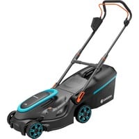 GARDENA Batteridrevet plæneklipper PowerMax 37/36V P4A solo, 36Volt (2x18V) Sort/grå