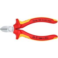 KNIPEX 70 06 125, Skære tang Rød/Gul