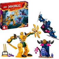 LEGO NINJAGO Arins kamprobot, Bygge legetøj Byggesæt, 4 År, Plast, 104 stk, 233 g