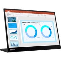 Lenovo ThinkVision M14d computerskærm 35,6 cm (14") 2240 x 1400 pixel 2.2K LED Sort, LED-skærm Sort, 35,6 cm (14"), 2240 x 1400 pixel, 2.2K, LED, 8 ms, Sort