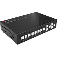 Lindy 5-port KVM-switch sømløs Multiview, KVM-switchen Sort