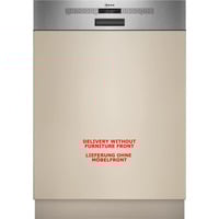 Neff S145EAS16E opvaskemaskine Delvist indbygget 13 kuverter børstet rustfrit stål, Delvist indbygget, Fuld størrelse (60 cm), Rustfrit stål, Knapper, 1,75 m, 1,65 m