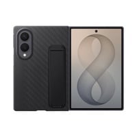 Samsung Carbon Standing Etui, Mobiltelefon Cover Sort