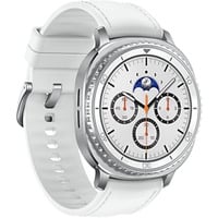 Samsung SM-L505FZWAEUB Smartwatch og sportsur 3,3 cm (1.3") AMOLED 46 mm Digital 438 x 438 pixel Berøringsskærm 4G Sølv Wi-Fi GPS (satellit) Hvid, 3,3 cm (1.3"), AMOLED, Berøringsskærm, 64 GB, GPS (satellit), 63,5 g