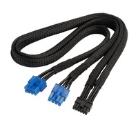 SilverStone Strømkabel SST-PP12-PCIE Sort