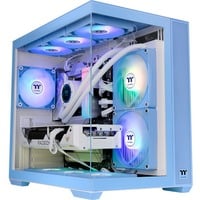 Thermaltake View 380 TG ARGB, Towerkabinet Lyseblå