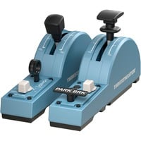 Thrustmaster TCA Quadrant Add-On Airbus Edition Blå Flysimulator Analog/digital PC, Schubregler Blå-grå/Sort, Flysimulator, PC, Analog/digital, Ledningsført, Blå, Windows 10, Windows 8