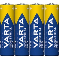 VARTA LR6 4-SP Industrial Engangsbatteri AA Alkaline Engangsbatteri, AA, Alkaline, 1,5 V, 4 stk, Blå