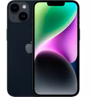 Apple iPhone 14 128GB Genopfrisket, Mobiltelefon Sort