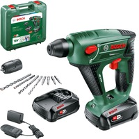 Bosch Batteri-boremaskine Uneo Maxx, 18 Volt, Borehammer Grøn/Sort
