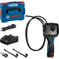 Bosch GIC 12V-5-27 C PROFESSIONAL industriel inspektionskamera 8,3 mm Fleksibel overholdelsesprobe IP67, IP54, Inspektions kamera Blå/Sort, 1280 x 720 pixel, 12,7 cm (5"), 75°, 8,3 mm, Fleksibel overholdelsesprobe, Sort, Blå