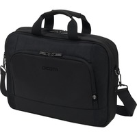 DICOTA Eco Top Traveller BASE taske og etui til notebook 39,6 cm (15.6") Toploader taske Sort, Laptop Sort, Toploader taske, 39,6 cm (15.6"), Skulderrem, 800 g