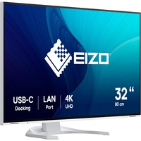 EIZO FlexScan EV3240X-WT computerskærm 80 cm (31.5") 3840 x 2160 pixel 4K Ultra HD LCD Hvid, LED-skærm Hvid, 80 cm (31.5"), 3840 x 2160 pixel, 4K Ultra HD, LCD, 5 ms, Hvid