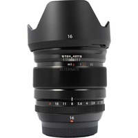 Fujifilm XF 16mm, Filter Sort
