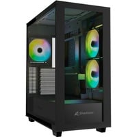 Sharkoon Rebel C60 RGB, Towerkabinet Sort