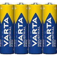 Varta LR6 4-SP Industrial Engangsbatteri AA Alkaline Engangsbatteri, AA, Alkaline, 1,5 V, 4 stk, Blå