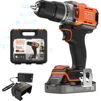 BLACK+DECKER BCD383D1XK-QW, Slagborer skruemaskine Orange/Sort