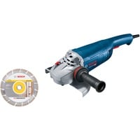 Bosch GWS 22-230 J Professional angle grinder vinkelsliber 23 cm 6500 rpm 2200 W 5,5 kg Blå, 6500 rpm, 23 cm, Vekselstrøm, 5,5 kg