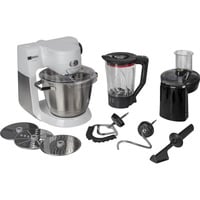 Bosch MUM6EW22 Køkkenmaskine, Foodprocessor Hvid/rustfrit stål