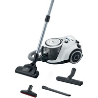Bosch Serie 6 BGC41XALL støvsuger 2,4 L Dry 700 W Poseløs, Gulv støvsuger Hvid, 700 W, Dry, Poseløs, 2,4 L, 68 dB, Hvid