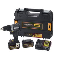 DEWALT Batteridrevet slagboremaskine DCD85MM2T, 18 volt, i McLaren-design, Bore-/ skruemaskine grå/Sort