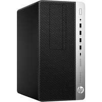 HP ProDesk 600 G5 MT Renoveret, Fuld PC Sort/Sølv