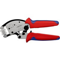 KNIPEX Selvjusterende crimptang Twistor 16, Crimpning værktøj Rød/Blå