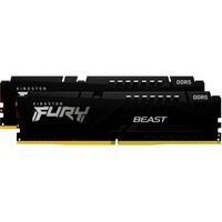 Kingston FURY FURY Beast 64GB 6000MT/s DDR5 CL30 DIMM (Sæt med 2) Black EXPO, Hukommelse Sort, 64 GB, 2 x 32 GB, DDR5, 288-pin DIMM, Sort