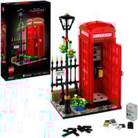 LEGO Ideas Rød London-telefonboks, Bygge legetøj Byggesæt, 18 År, Plast, 1460 stk, 1,54 kg