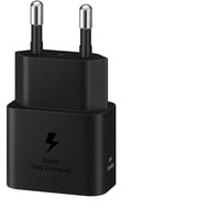 SAMSUNG EP-T2510 Smartphone Sort Vekselstrøm, USB Hurtig opladning Indendørs, Oplader Sort, Indendørs, Vekselstrøm, USB, 5 V, 1 m, Sort