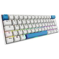 Sharkoon SKILLER SGK50 S4 Gen2 PBT, Gaming-tastatur Hvid, DE-layout, Gateron G Pro 3.0 Yellow
