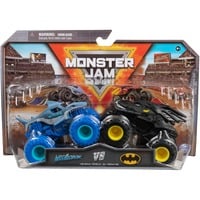 Spin Master MNJ VHC 1t64 2Pk Batman Mgldn OC GML, Spil køretøj Monster Jam MNJ VHC 1t64 2Pk Batman Mgldn OC GML, Monster lasbil, 3 År, Sort, Blå, Gul