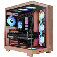 Thermaltake CA-11E-00MGWN-00, Towerkabinet lys brun