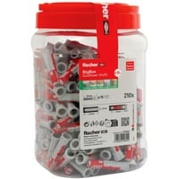 fischer DUOPOWER 10x50, 570550, Dyvel Lys grå/Rød