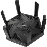 ASUS RT-AXE7800 trådløs router Tri-band (2,4 GHz/5 GHz/6 GHz) Sort Wi-Fi 6E (802.11ax), Tri-band (2,4 GHz/5 GHz/6 GHz), Ethernet LAN, Sort, Bordplade router