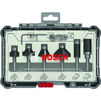 Bosch 2 607 017 470 fræser Bit sæt 6 stk Bit sæt, 6,35 mm, 6 stk, 9,53, 12,7, 12,7, 15,88, 25,4, 25,4 mm, 19,05, 25,4, 25,4, 34,93, 12,7, 15,88 mm, 3,18, 6,35, -, -, -, - mm