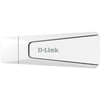D-Link AX18U netværkskort WLAN 1800 Mbit/s, Wi-Fi-adapter Hvid, Trådløs, USB, WLAN, 1800 Mbit/s