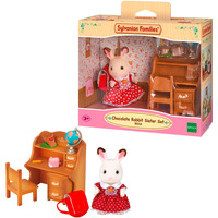 EPOCH Sylvanian Families - Skrivebordssæt med chokoladehare søster, Bygge legetøj 