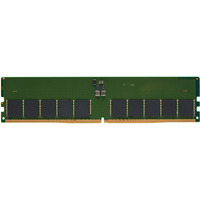 Kingston KSM56E46BD8KM-32HA hukommelsesmodul 32 GB 1 x 32 GB DDR5 5600 MT/s 288-pin DIMM Fejlkorrigerende kode Grøn, 32 GB, 1 x 32 GB, DDR5, 288-pin DIMM, Sort, Grøn