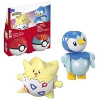 Mattel Pokémon Togepi & Piplup, Bygge legetøj Byggesæt, 6 År, Plast, 41 stk, 152 g