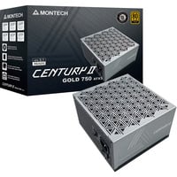 Montech MONTECH CENTURY II 750, PC strømforsyning Sølv