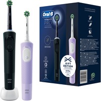 Procter & Gamble Oral-B Vitality Pro D103 Duo, El-tandbørste Sort/Lilla