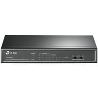 TP-Link TL-SF1008LP netværksswitch Ikke administreret Fast Ethernet (10/100) Strøm over Ethernet (PoE) Sort Ikke administreret, Fast Ethernet (10/100), Fuld duplex, Strøm over Ethernet (PoE), Kan monteres på væggen