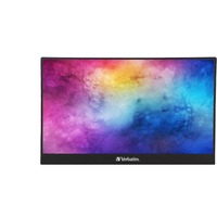 Verbatim 49590 computerskærm 35,6 cm (14") 1920 x 1080 pixel Fuld HD LCD Sort, LED-skærm Sort, 35,6 cm (14"), 1920 x 1080 pixel, Fuld HD, LCD, 6 ms, Sort