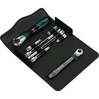 Wera Kraftform Kompakt Zyklop MS1 Metal-/Speed-skralde, 1/4" Sort/Grøn