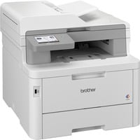 Brother MFC-L8340CDW Multifunktionsprinter LED 600 x 2400 dpi 30 sider pr. minut Wi-Fi Lys grå, LED, Farveudskrivning, 600 x 2400 dpi, Farvekopiering, Direkte udskrivning, Hvid