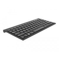 DeLOCK 12009 tastatur Bluetooth QWERTZ Tysk Sort Sort, DE-layout, Mini, Bluetooth, QWERTZ, Sort