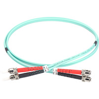 Digitus LWL patchkabel, duplex, ST > ST stik, multimode OM3 Turkis