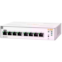 Hewlett Packard Enterprise Aruba Instant On 1830 8G Administreret L2 Gigabit Ethernet (10/100/1000), Switch Administreret, L2, Gigabit Ethernet (10/100/1000), Fuld duplex, Stativ-montering